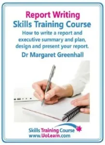 Report writing skills training course